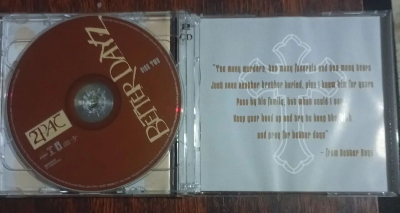 Cd 2pac - Better dayz (duplo) - Foto 3