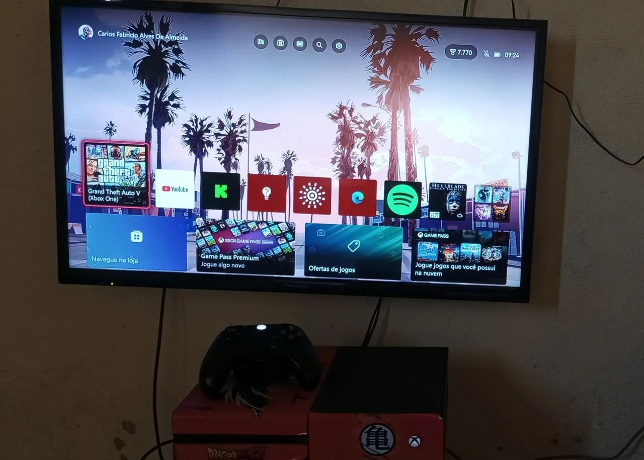 XBOX ONE FAT+ 1 CONTROLE  - Foto 2