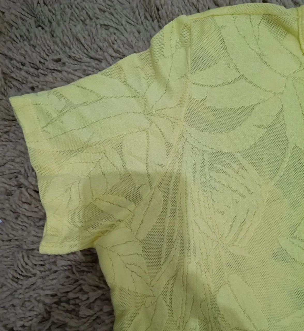 Blusa feminina amarela  - Foto 3