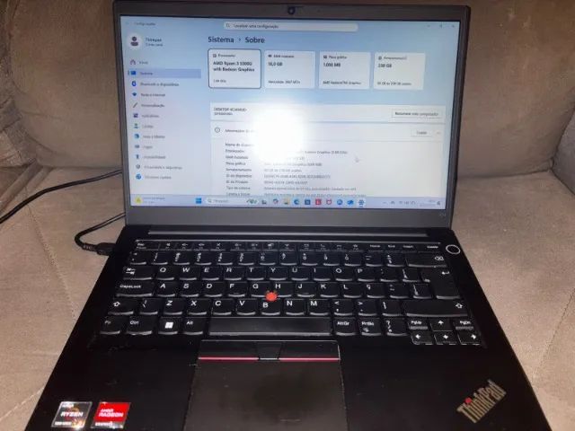 Notebook Thinkpad 16gb RAM Windows 11 - Foto 5