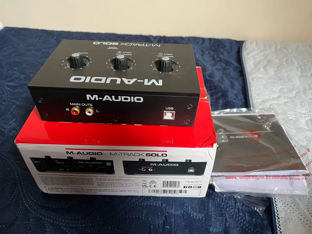 Interface De Áudio M-Track Solo - Foto 4