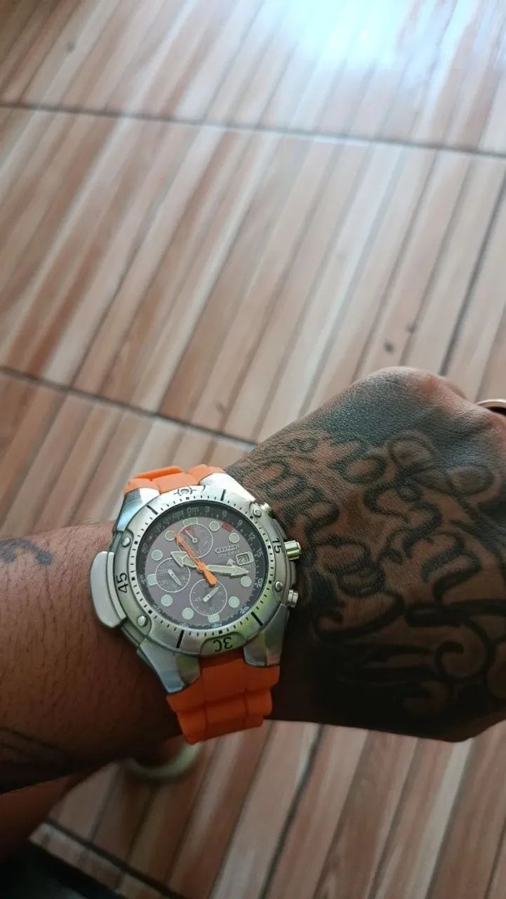 Citizen eco driver 6 ponteiro sensor on 