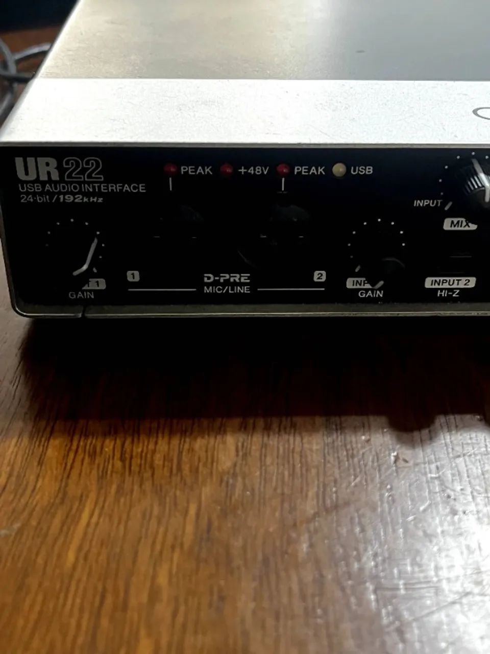 Interface de Áudio UR22 Steinberg/Yamaha USB