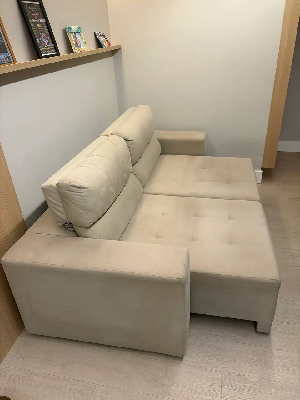 Sofa 3 lugares retratil 2.2m