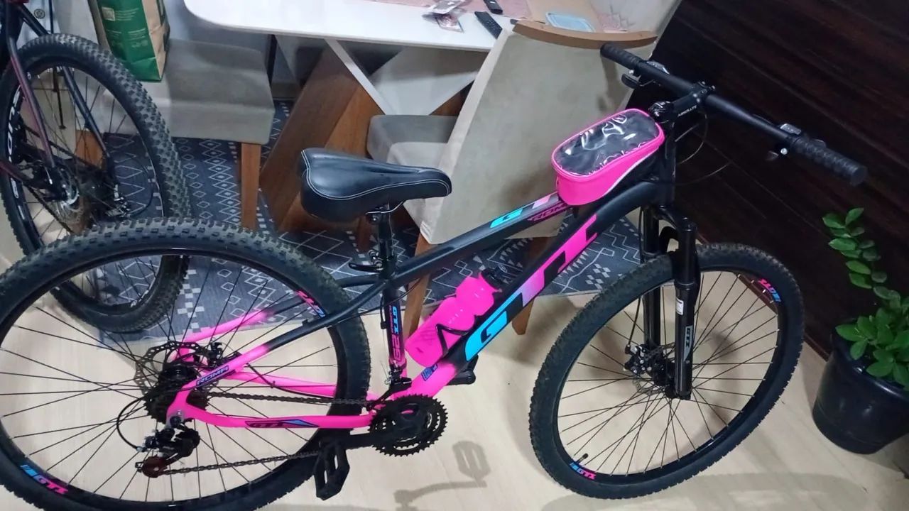 Bicicleta GTI Roma - Rosa/Preto