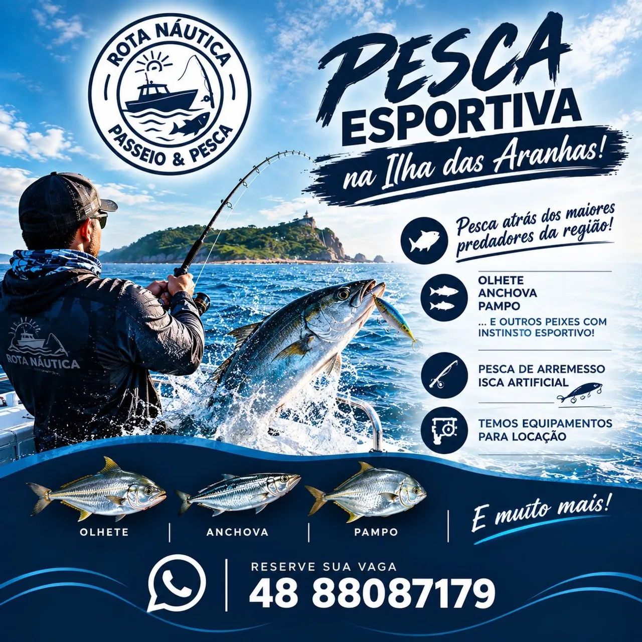 Pesca no mar Florianópolis  - Foto 5