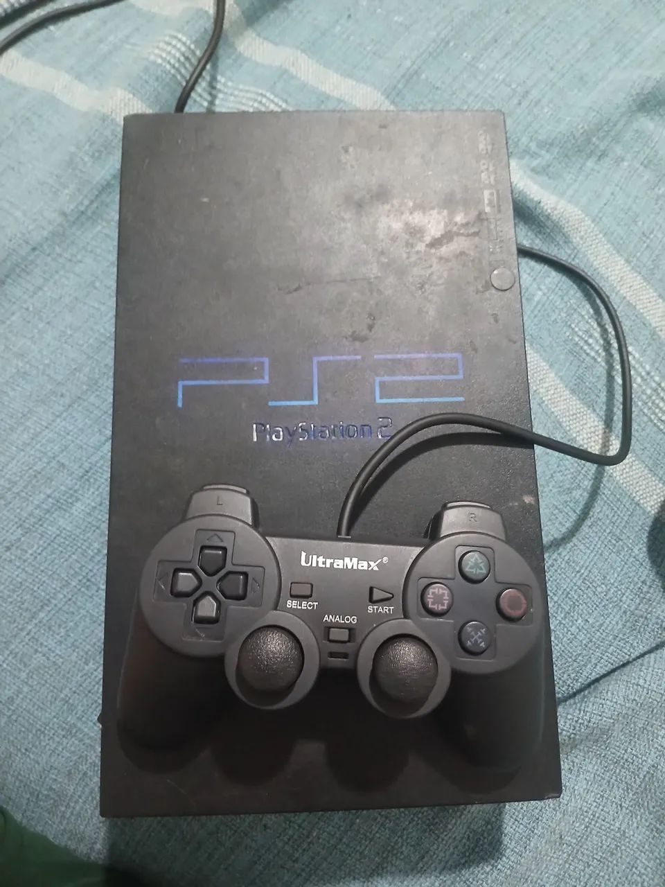 PS2 com dois controles e bomba patch - Foto 4