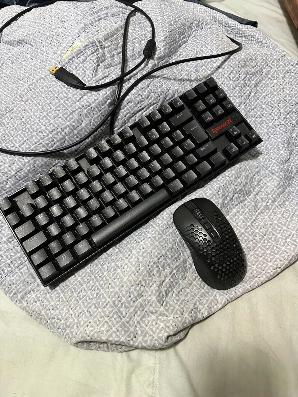 Kit mouse e teclado red dragon  - Foto 2