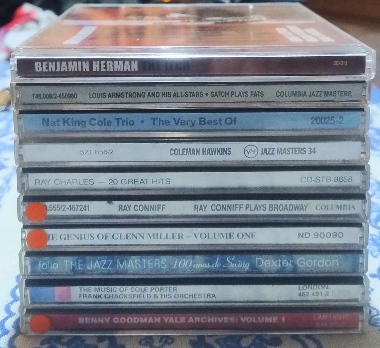 Jazz - Nat King Cole, Ray Charles, Ray Conniff, Louis Armstrong 10 CDs - Foto 3