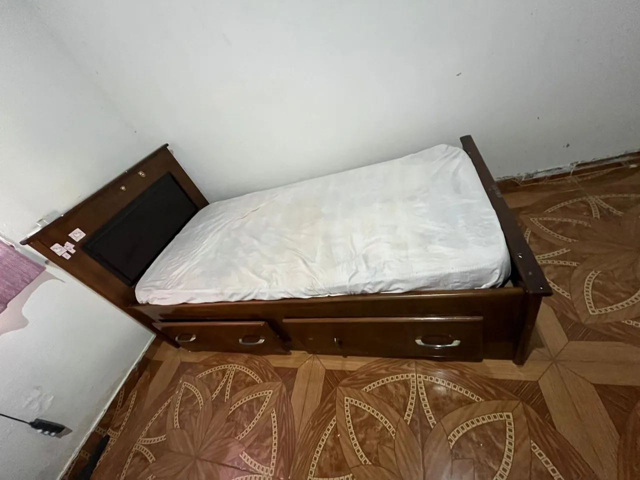 Cama de madeira maciça solteiro  - Foto 3