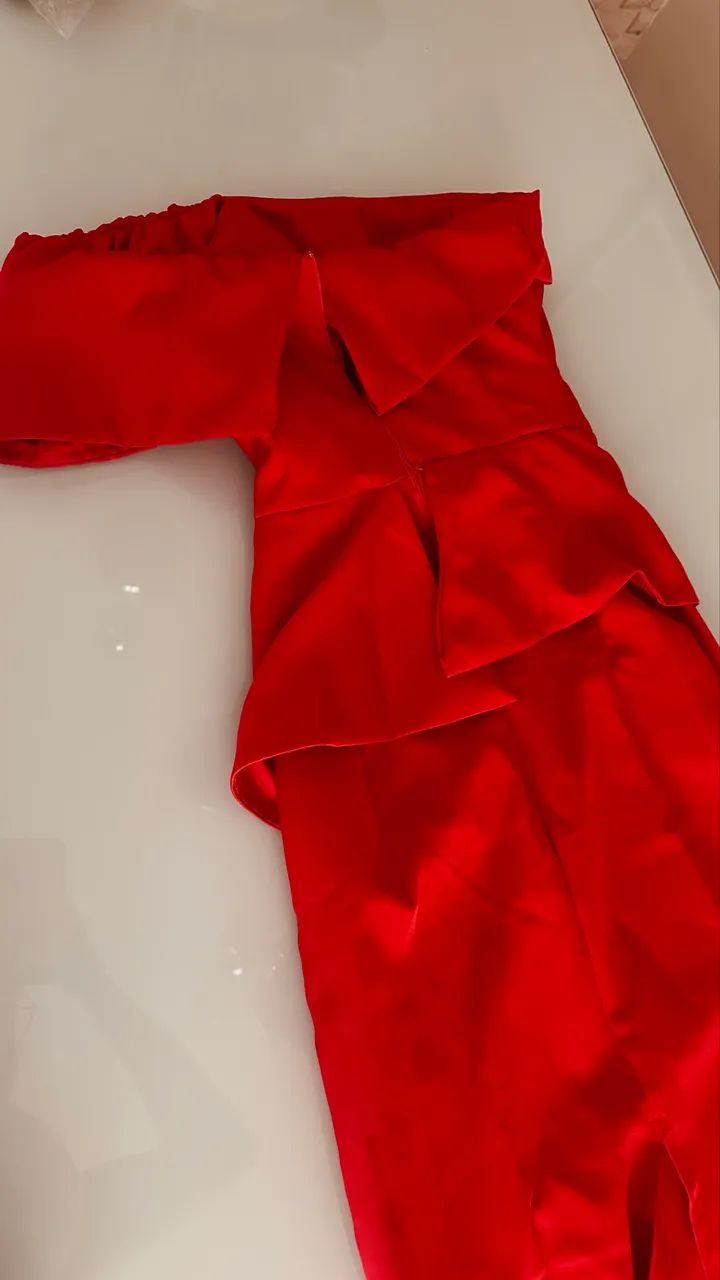 Vestido middi vermelho  - Foto 3