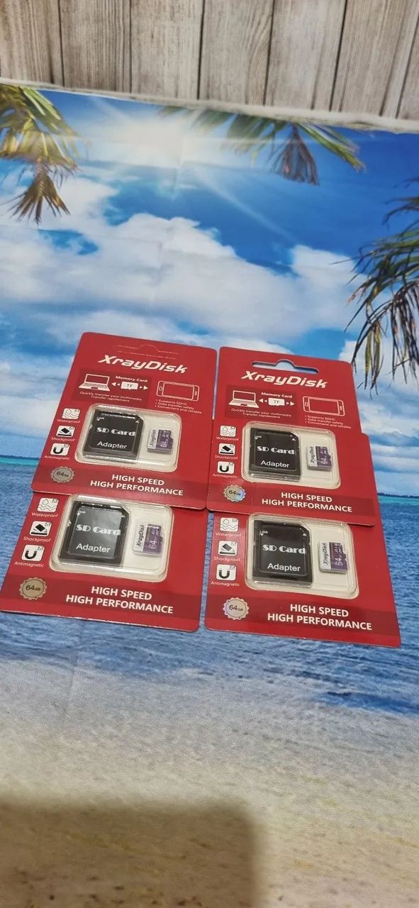 3 unids Cartão SD ORIGINAL XRayDisk 64Gb - Foto 3