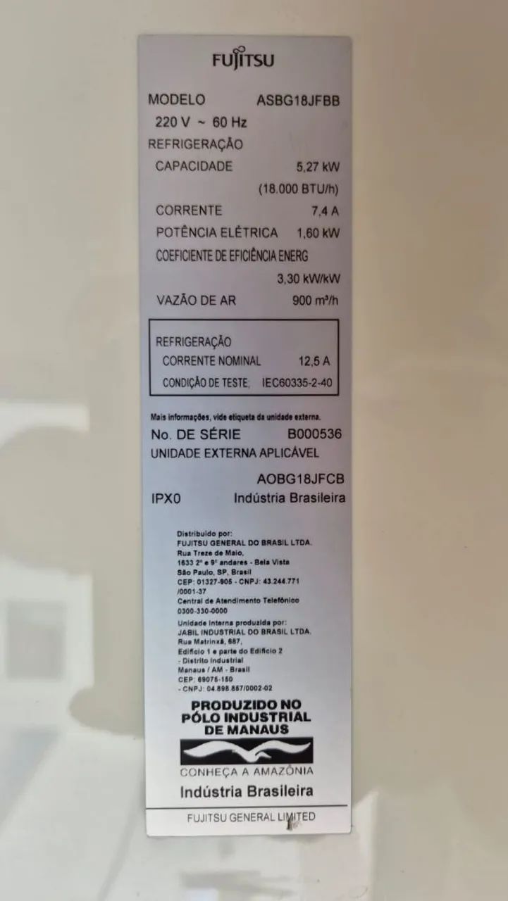 Aparelho ar condicionado Fujitsu  - Foto 3