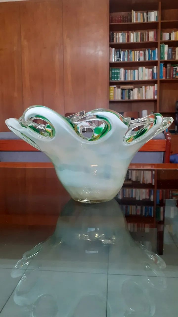 Centro de Mesa Antigo em Estilo Murano Italiano - Foto 2