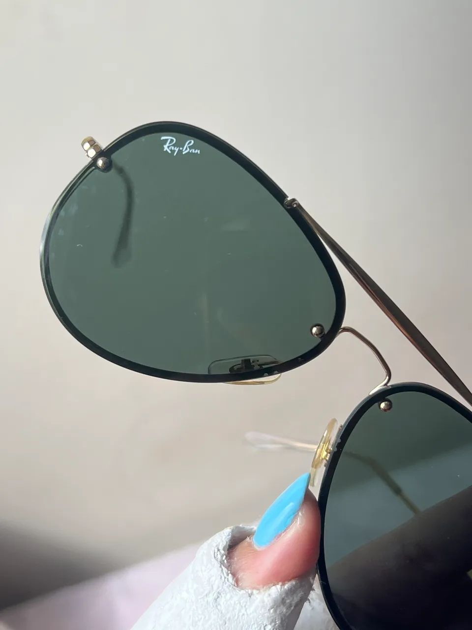 Óculos de Sol Ray Ban Blaze Aviador - Foto 5