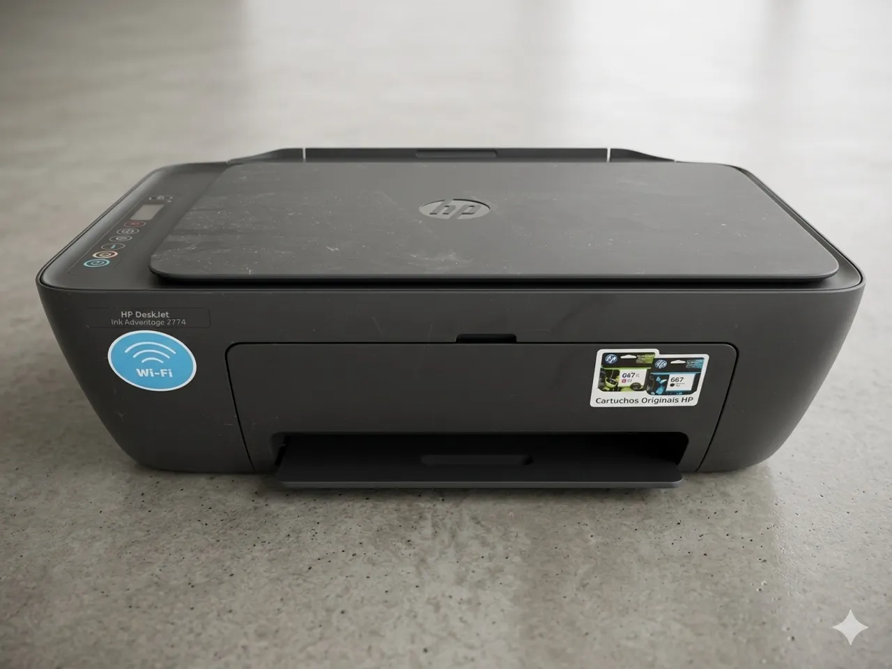Impressora HP Officejet 7500A Wide Format - Com Avarias