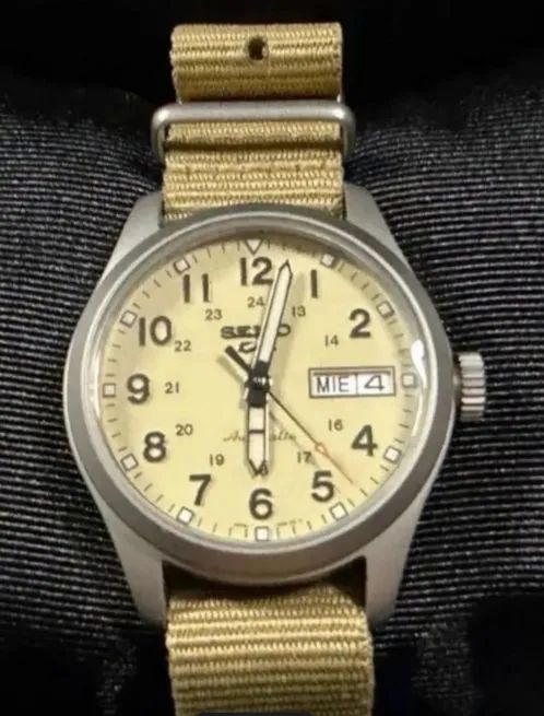 Relógio Seiko 5 field automático militar