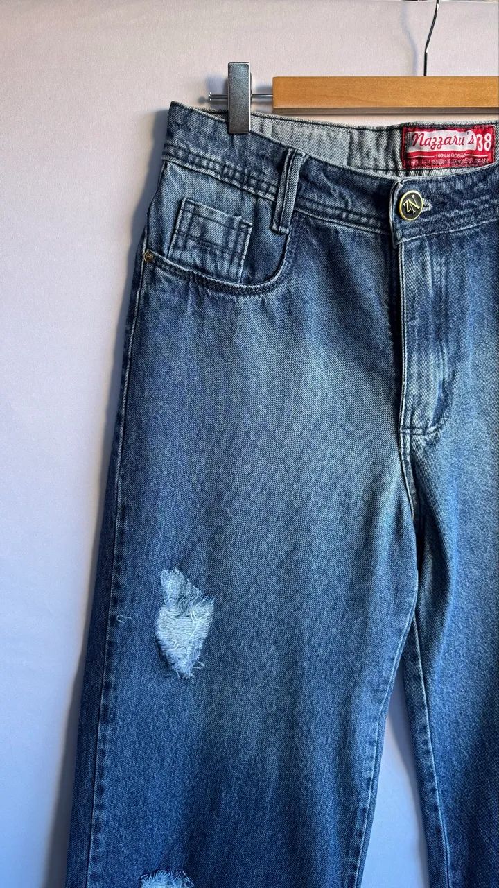 Calça jeans wide leg  - Foto 2
