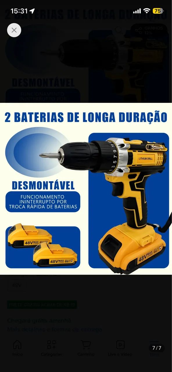 Parafusadeira - Foto 2