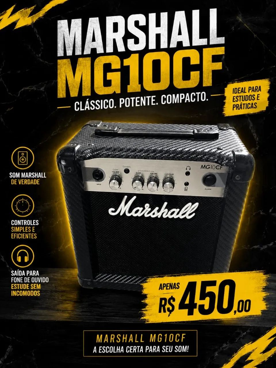 Amp. Marshall MG10CF
