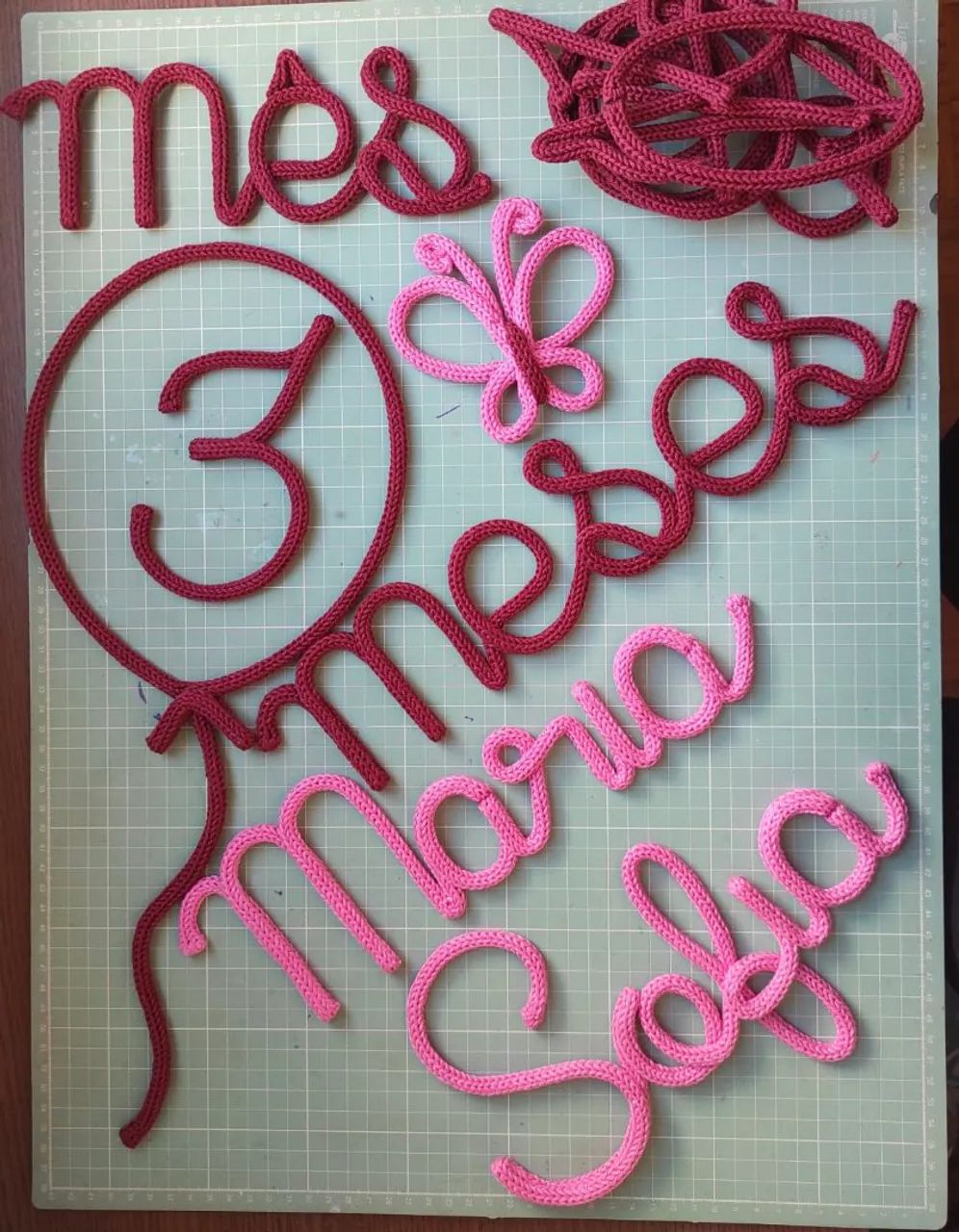 Mesversário em Tricô  - Foto 4