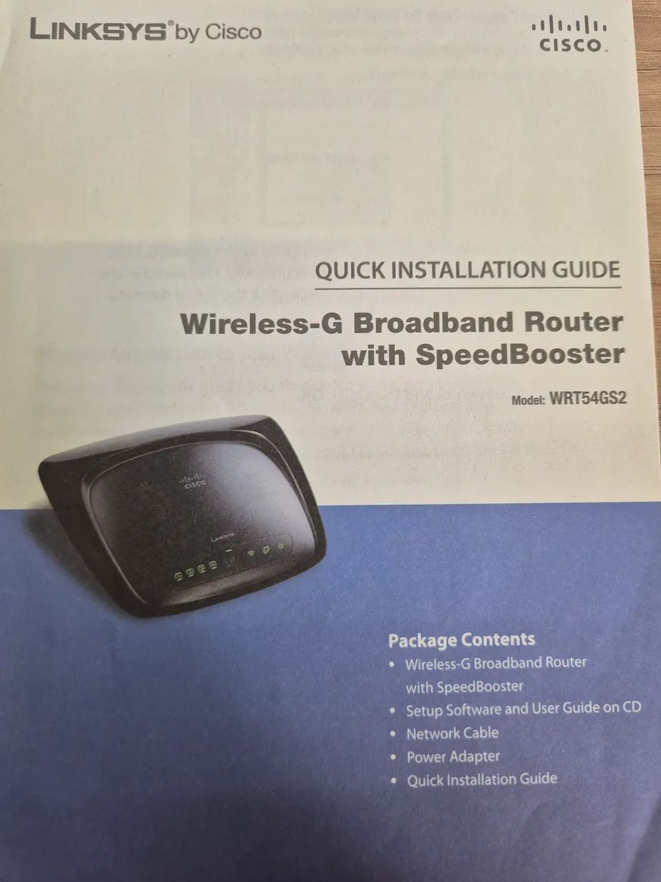Roteador Linksys WRT54GS2 Wireless-G c/ SpeedBooster - Completo - Foto 2