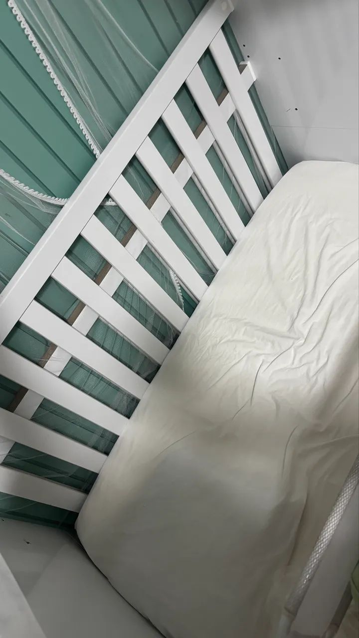 BERÇO AMERICANO COM COLCHÃO INCLUSO - Foto 2