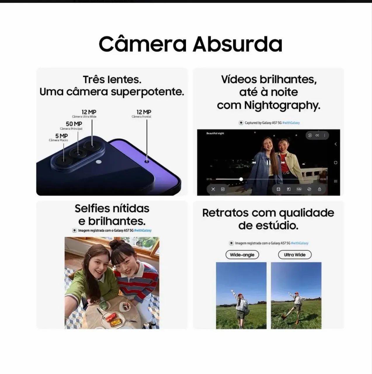 Samsung A57 256gb cinza - Foto 3