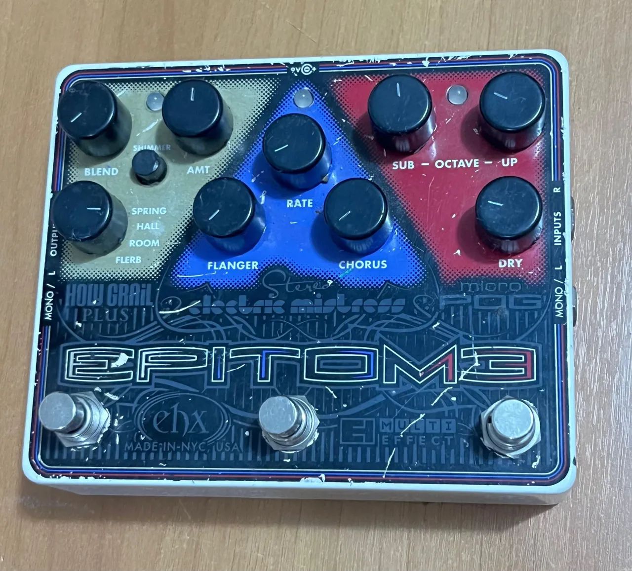 Pedal de efeitos Electro-Harmonix Epitome Reverb Flanger