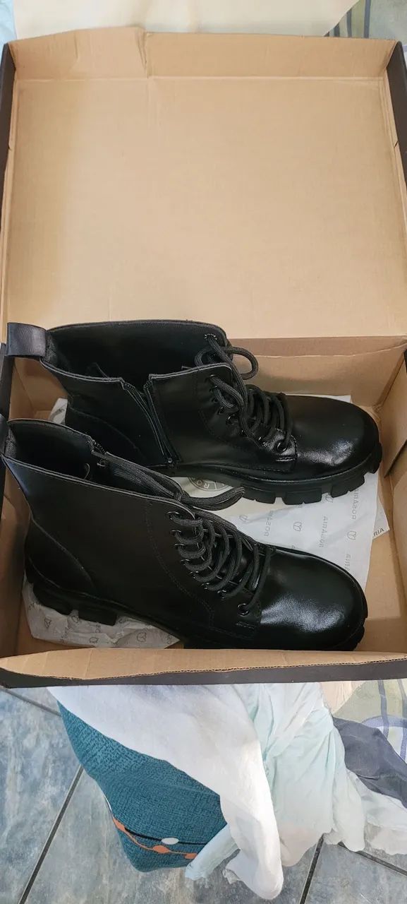 BOTA COTURNO COM ZÍPER