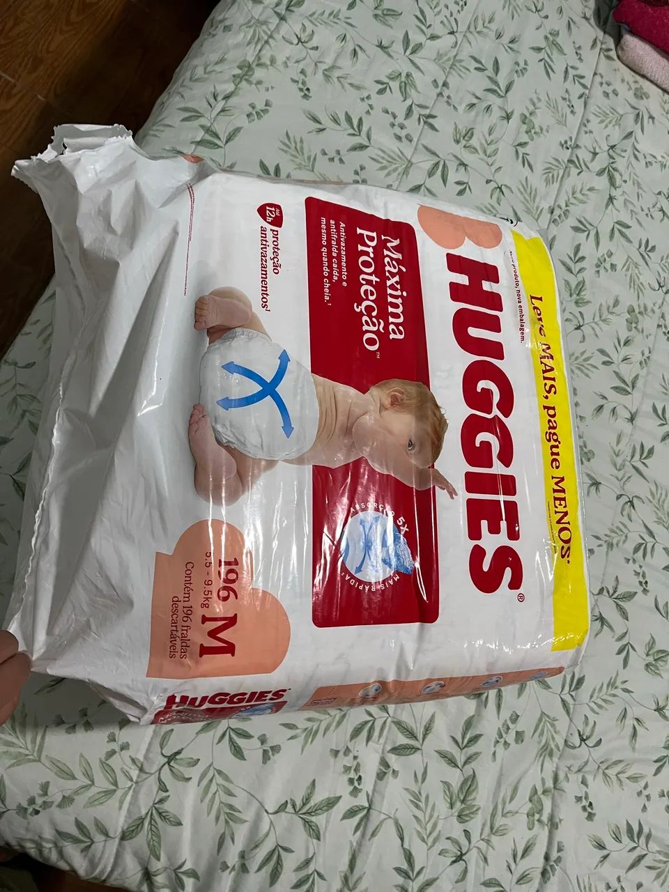 Fralda Huggies de fita