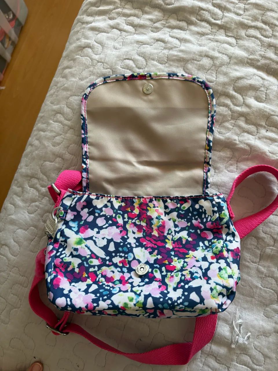 bolsa kipling floral  - Foto 3