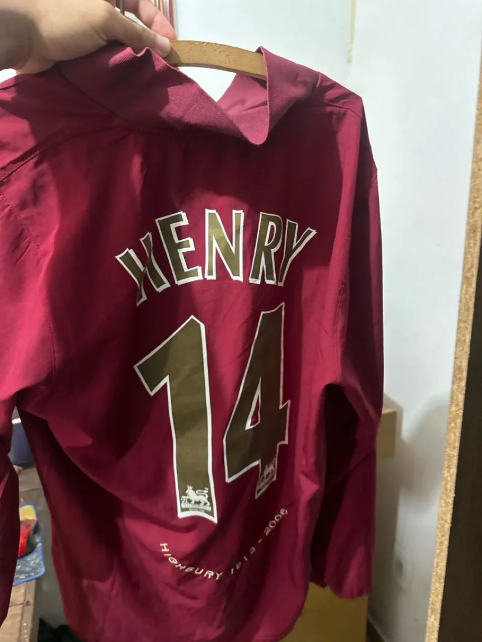 Camiseta manga longa Arsenal 2006 - Foto 2