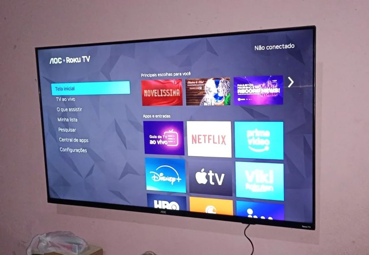 Roku TV 4K 50 polegadas, completa 
