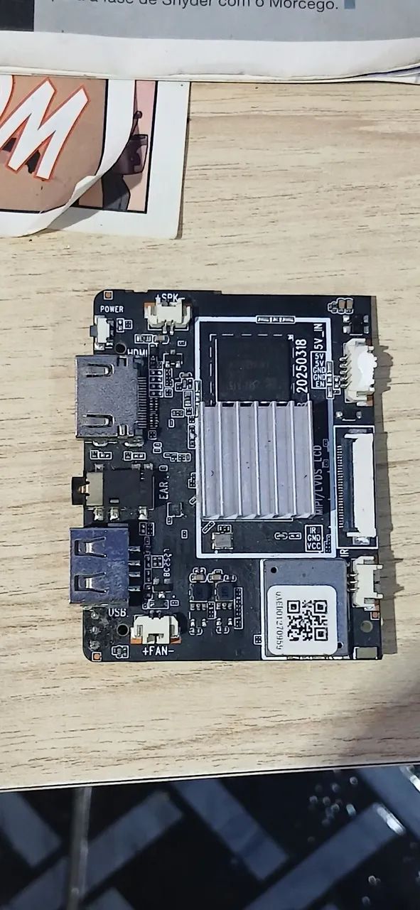 Placa principal monitor com wi-fi e Bluetooth