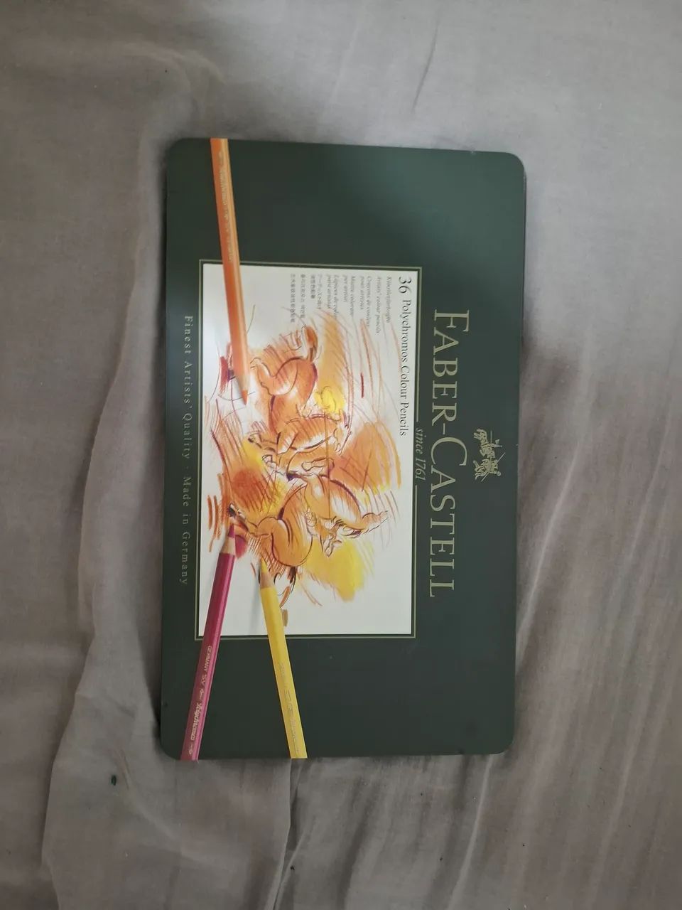 FABER CASTELL KIT 36 POLYCHROMOS POUCO USADO