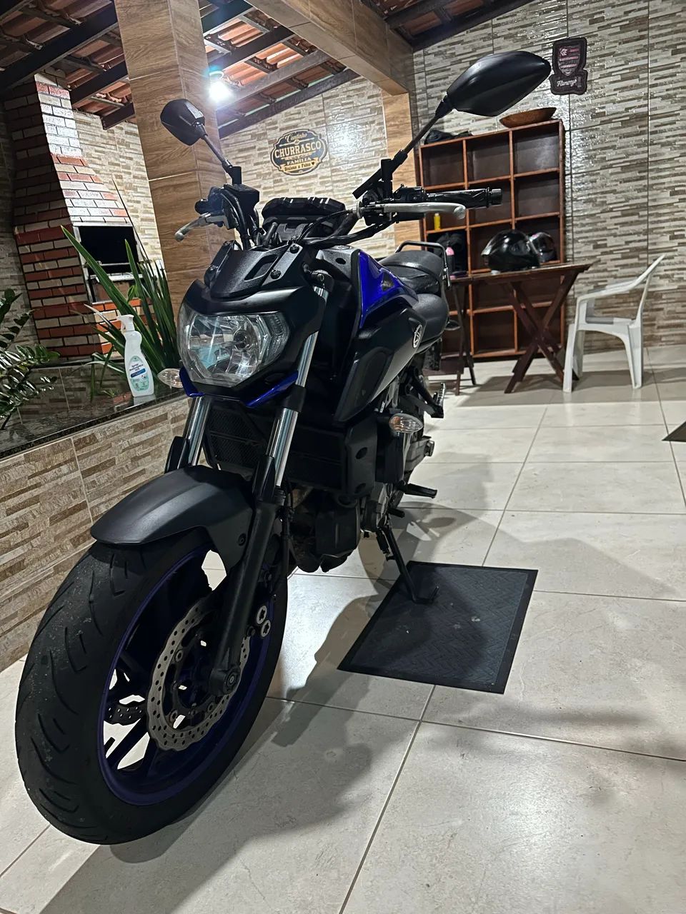 MT 07 2020 Azul - TROCO e VENDO - Foto 2