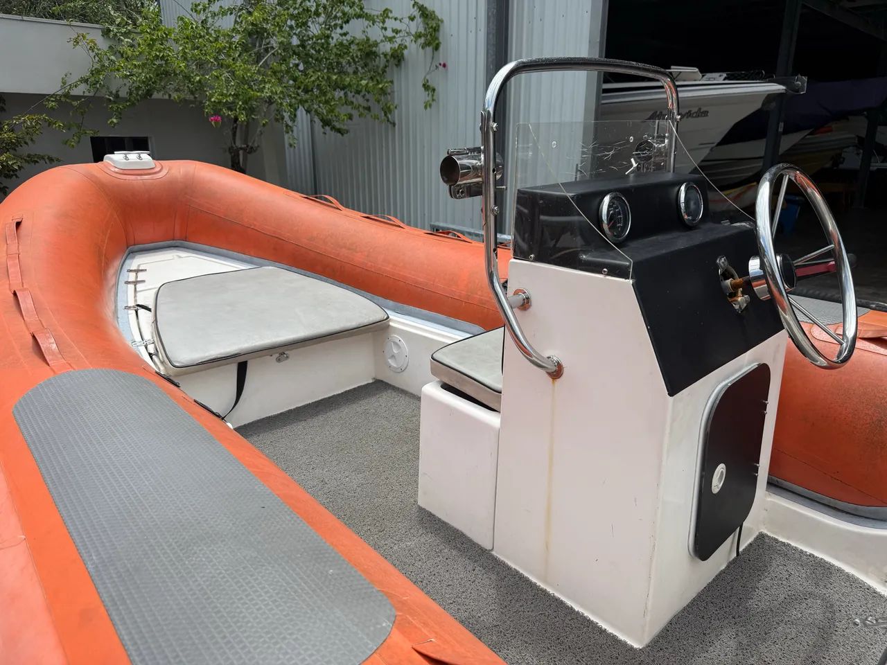 Bote inflável Zefir 4.2m, motor Mercury 60hp - Foto 10