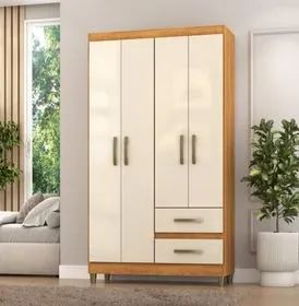 Guarda Roupa 4 Portas 2 Gavetas - (Oferta)!!