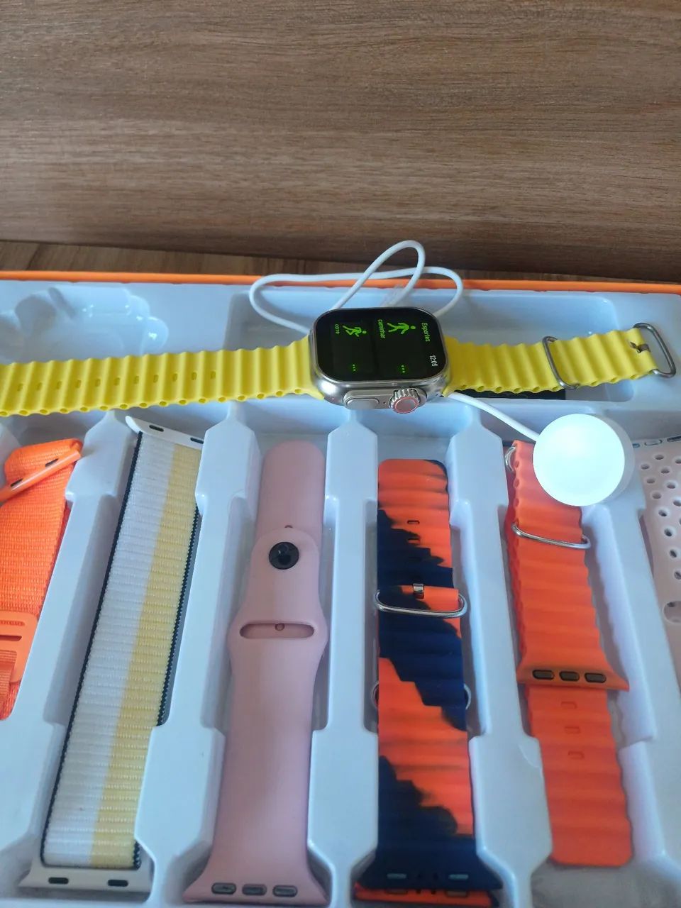 Smartwatch ultra com pulseira Extra  - Foto 5
