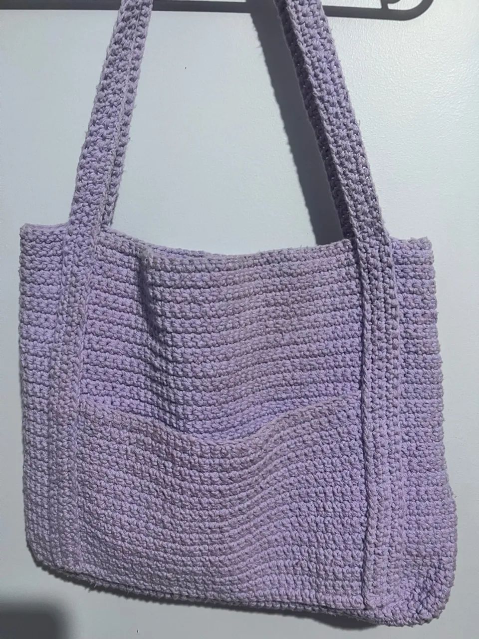 Bolsa de crochê feita à mão  - Foto 2