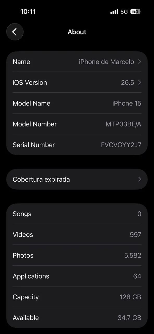 IPHONE 15 128GB PRETO - Foto 5