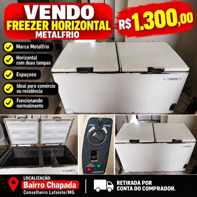 Freezer horizontal 