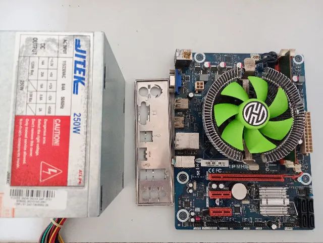 KIT PLACA-MÃE+ I3 + 4GB + FONTE