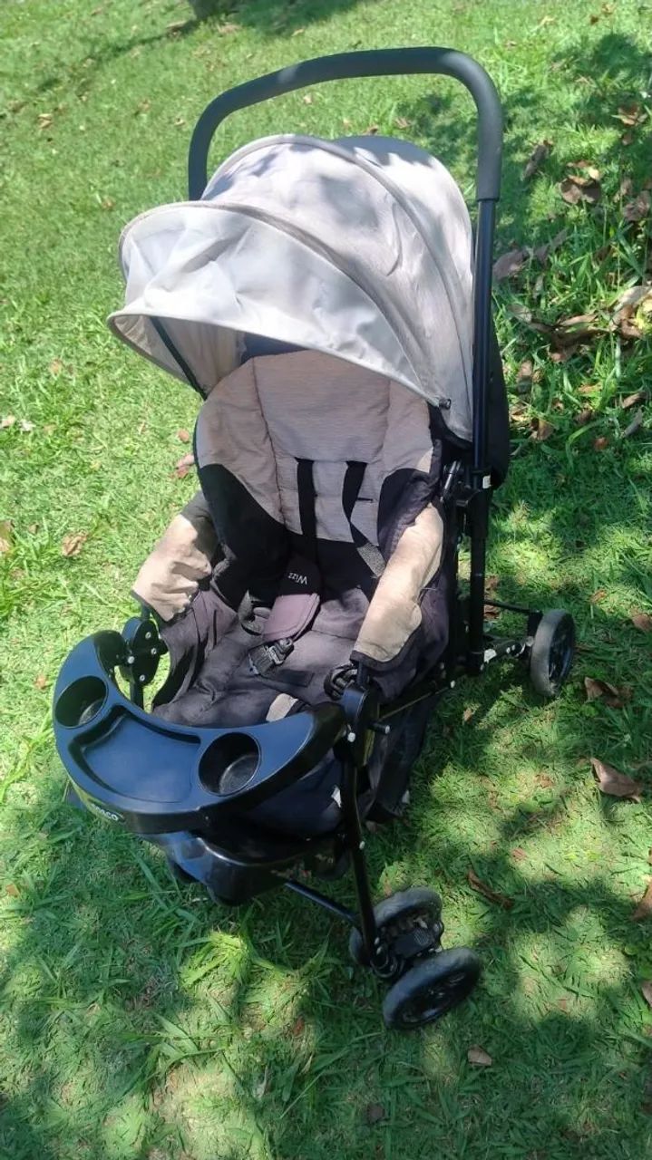 Carrinho de bebê e bebê conforto - Foto 3