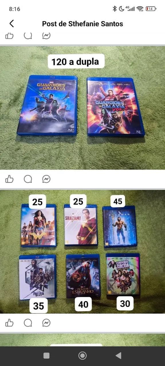 Vendo filmes em blu-ray diversos títulos, consultar preços  - Foto 3