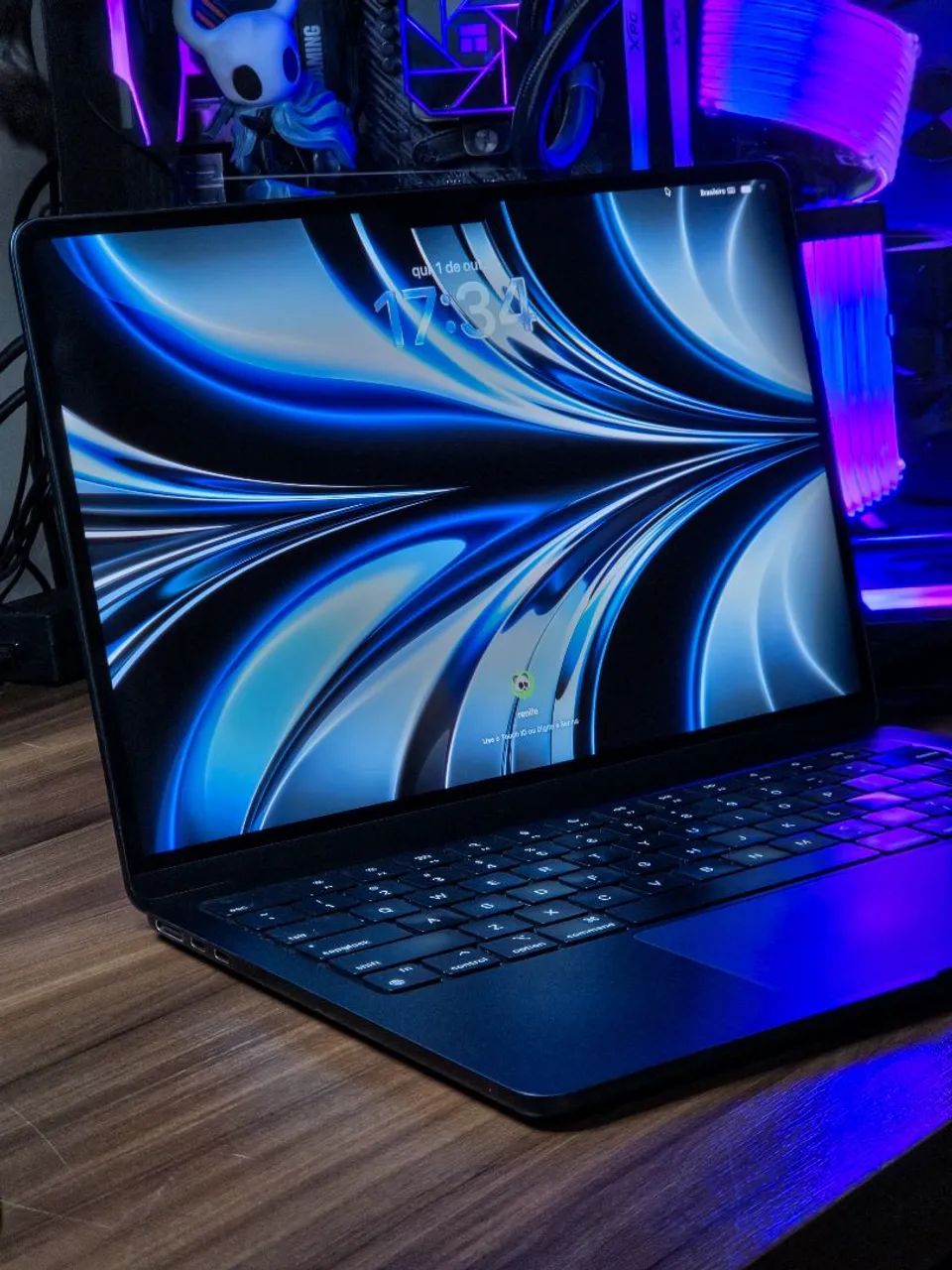 MacBook Air M2 13' Midnight 256GB SSD, 8GB RAM - Impecável