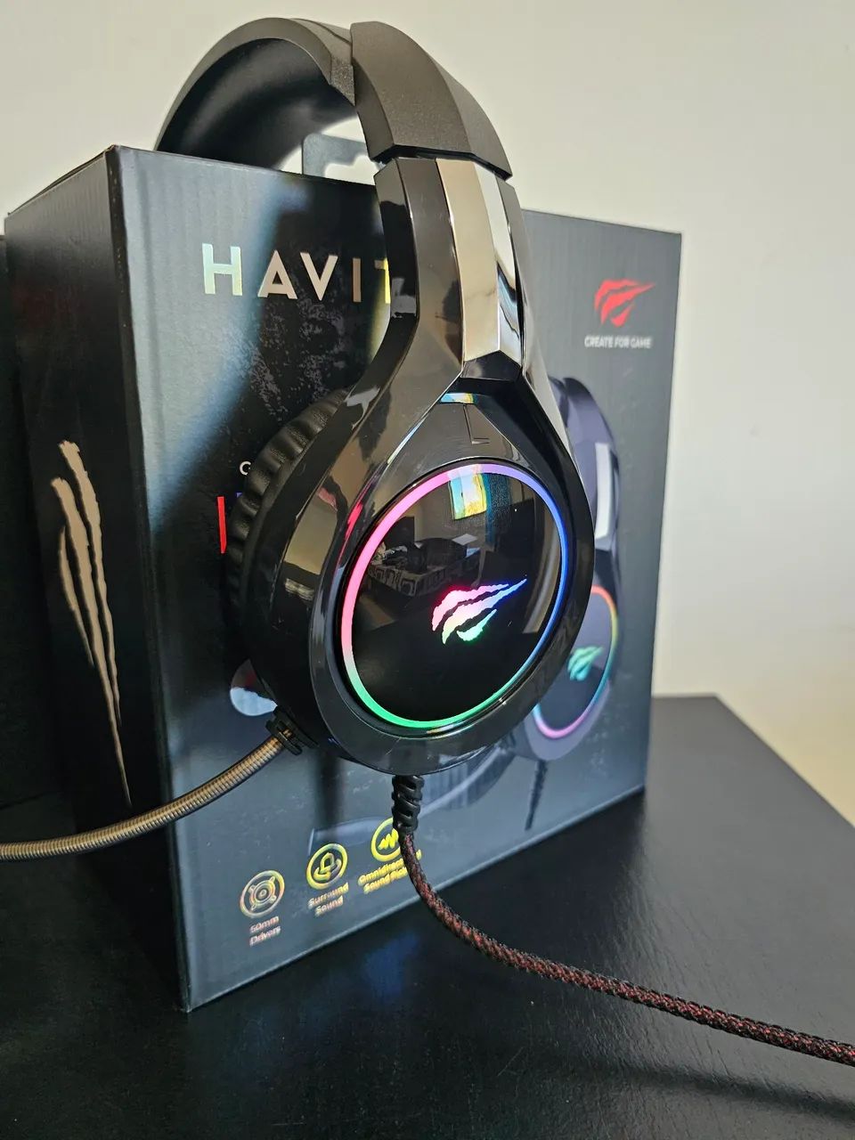 Headset Gamer RGB - Foto 4
