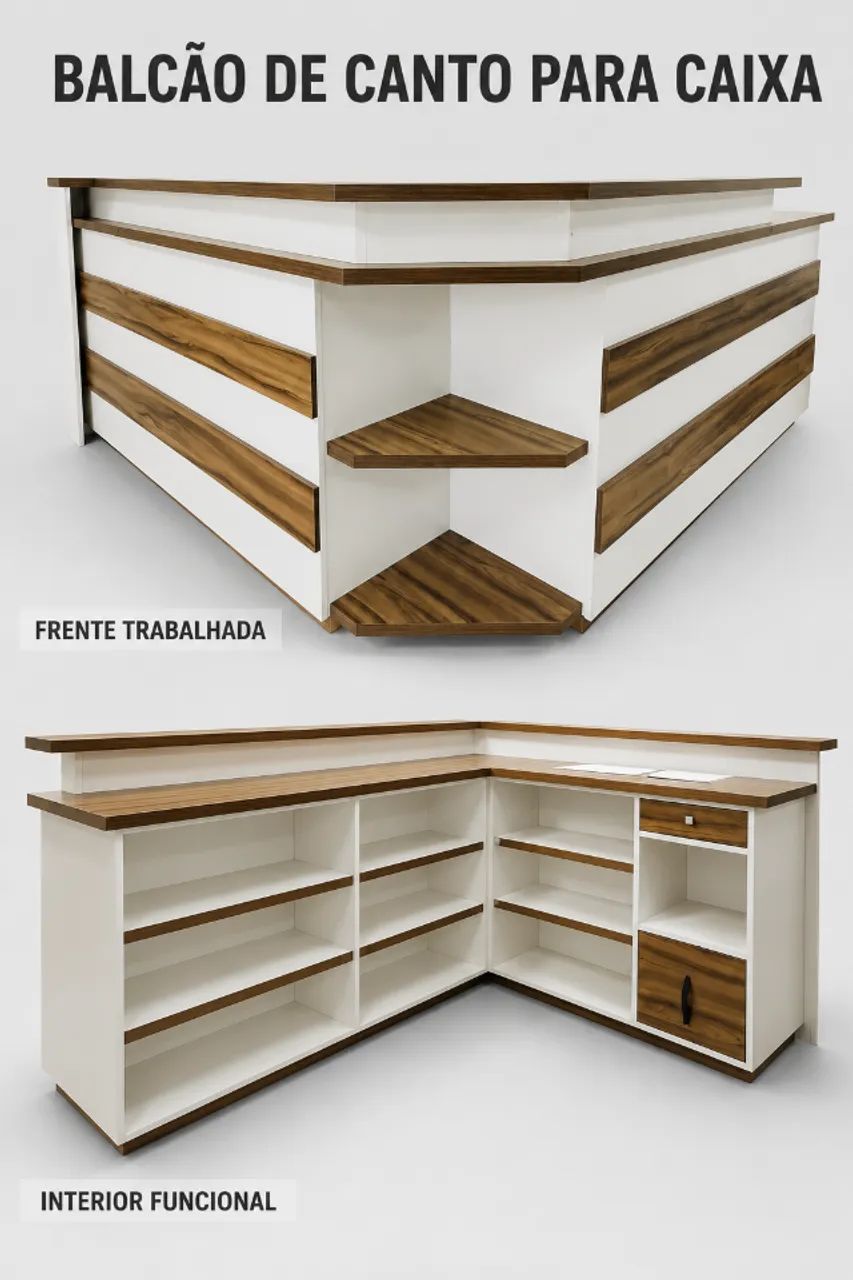 Vendo móveis para loja.