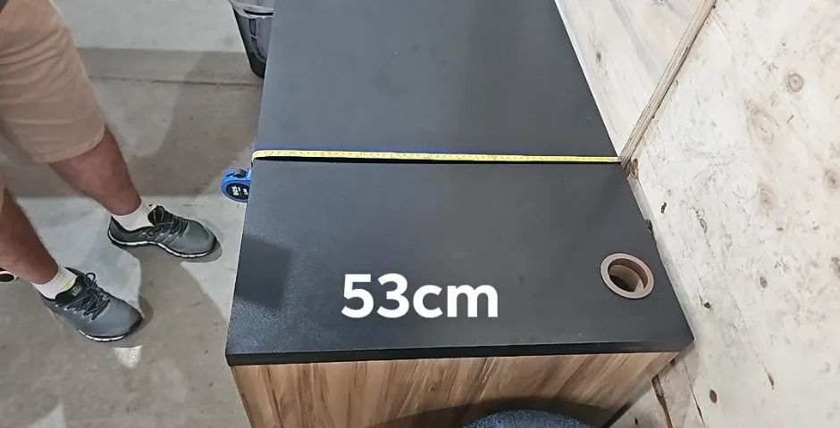 Mesa de escritório em mdf